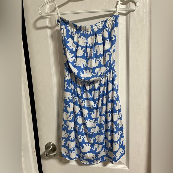 ‘Windsor Tusk In Sun’ Lilly Pulitzer Strapless Sundress - Picture 3 of 3
